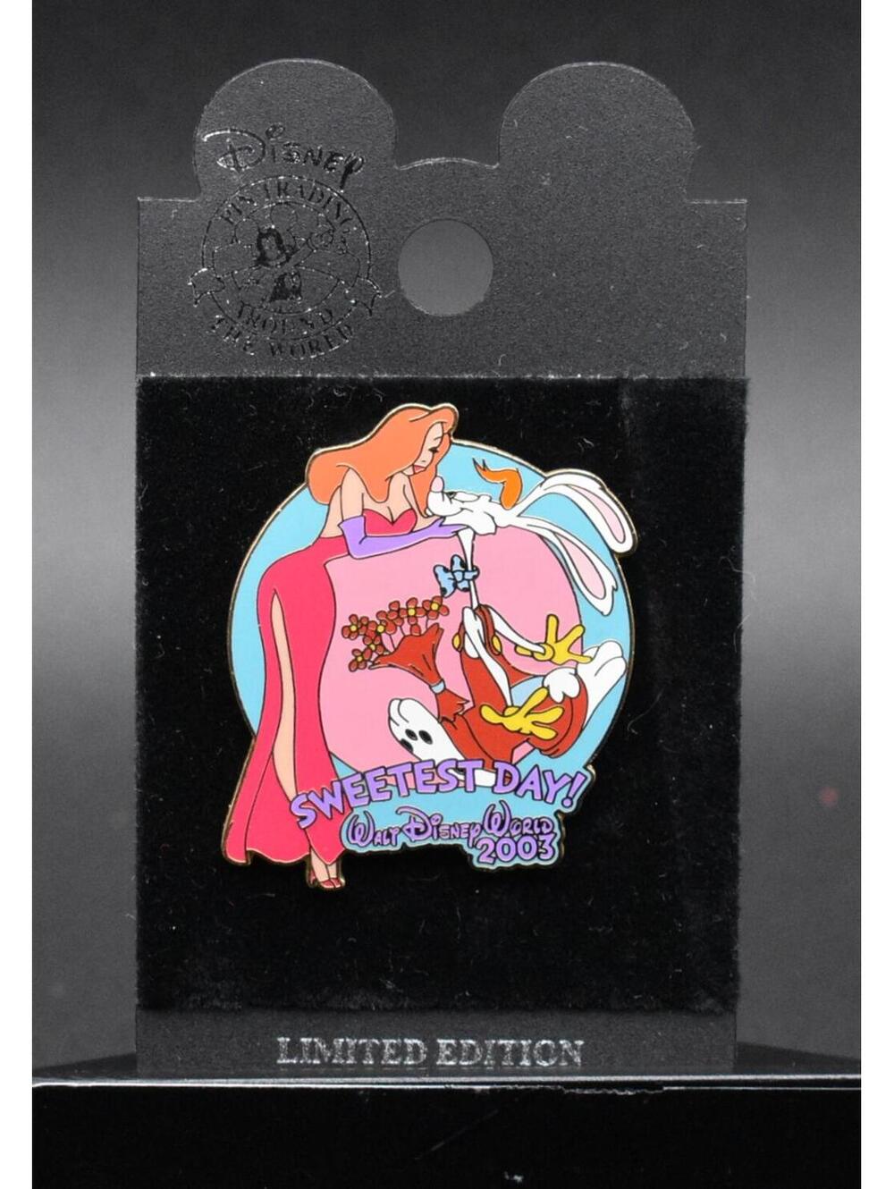 Disney WDW Jessica and Roger Rabbit Sweetest Day 2003 LE 2000 Pin (C5)